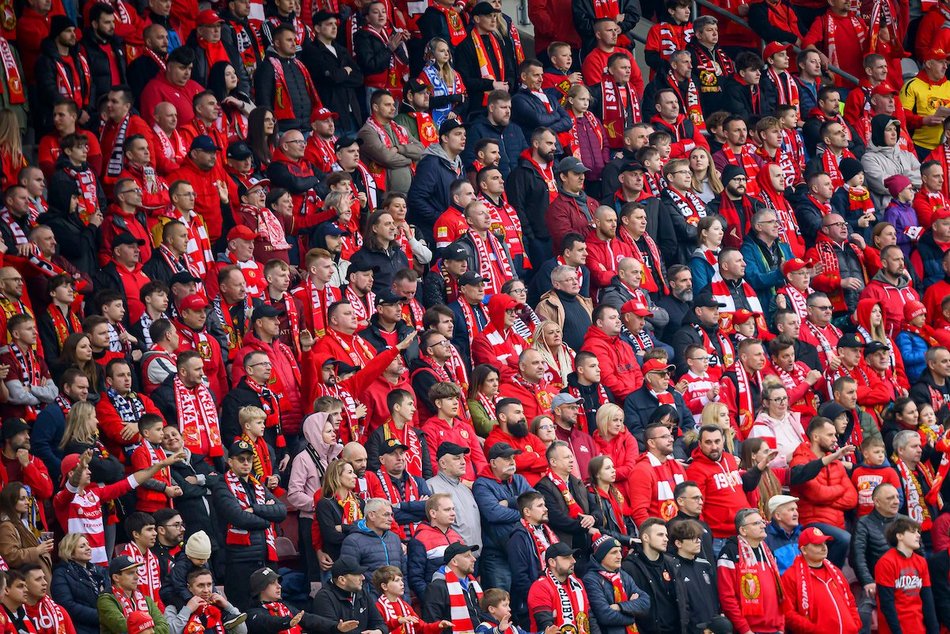 Łódź. Kibice na meczu Widzewa Łódź z Puszczą Niepołomice. Byłeś? Odszukaj się w galerii