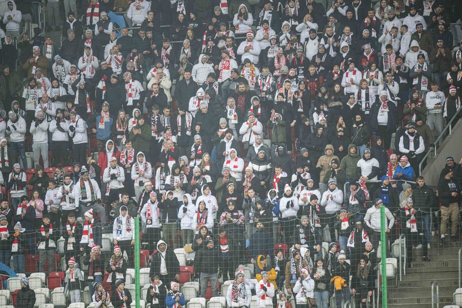 Kibice na meczu ŁKS Łódź - Ruch Chorzów