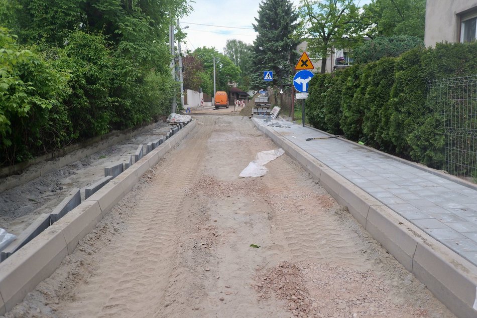 Łódź. Remont Biegańskiego