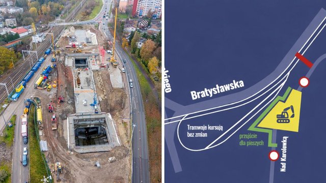 Kolej Dużych Prędkości w Łodzi. Zmiany w ruchu na Karolewie [MAPA, SZCZEGÓŁY]