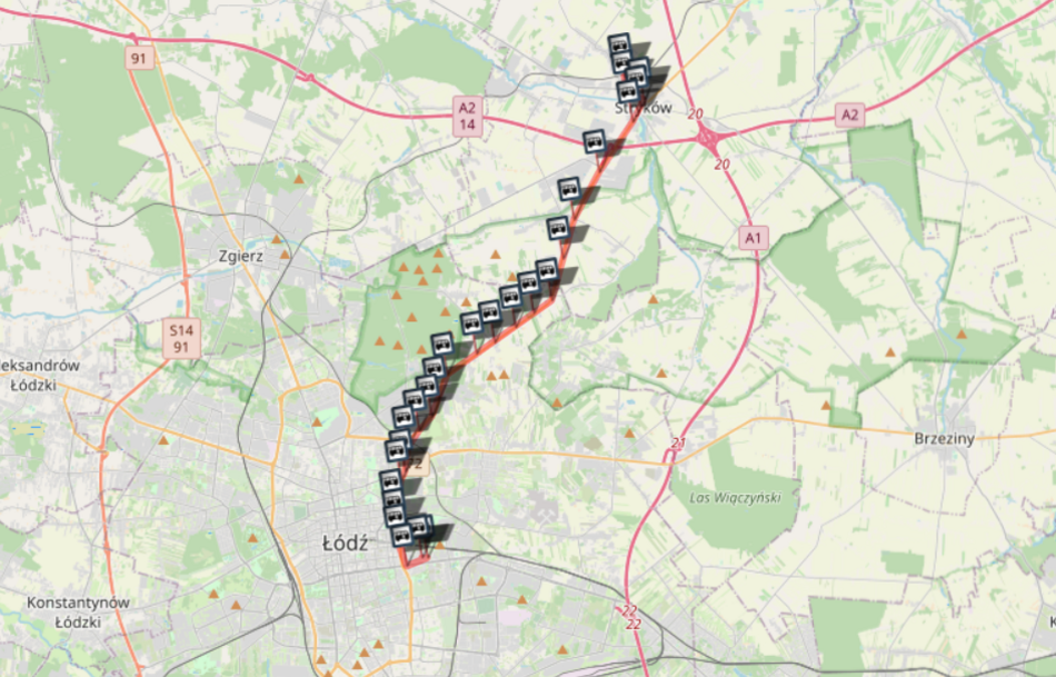 Łódź. 1. Linia 60C MPK Łódź