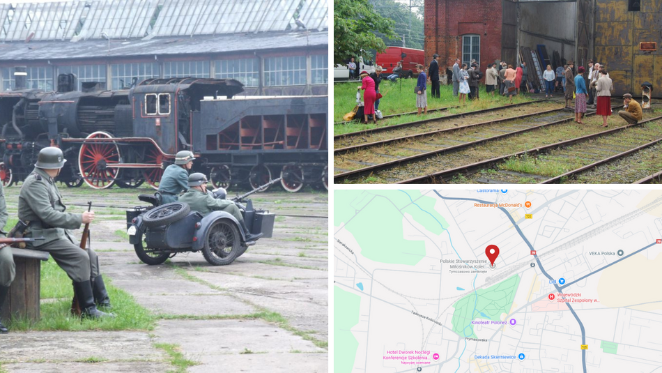 Serial Czas honoru i Parowozownia w Skierniewicach