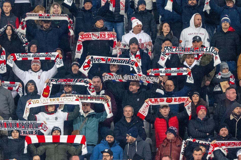 Kibice na meczu ŁKS Łódź z GKS Katowice. Byłeś/aś? Odszukaj się w galerii