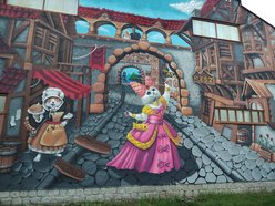 Nowy mural z kotami przy ul. Pryncypalnej w Łodzi