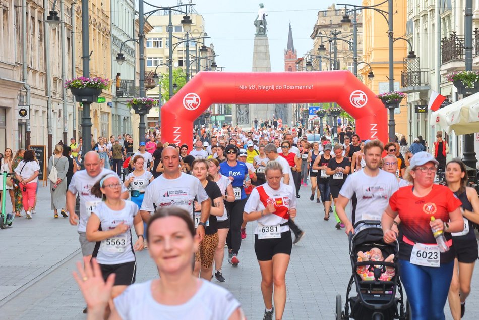 Bieg Ulicą Piotrkowską Rossmann Run 2024