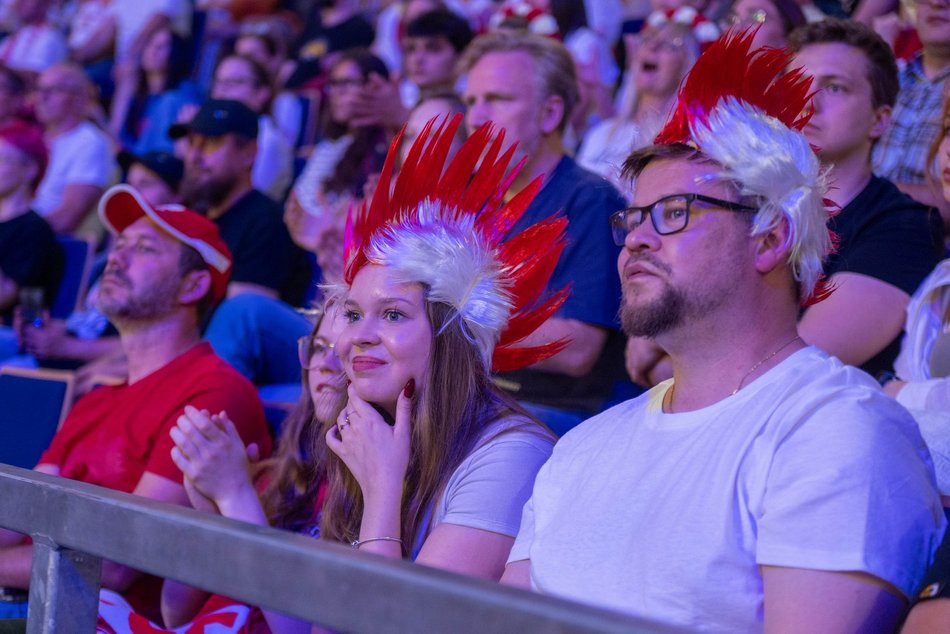 Łódź. Liga Narodów w Atlas Arenie w Łodzi. Byłeś/aś pierwszego dnia? Znajdź się w galerii!