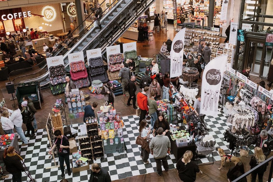 Łódź. Psi Targ w Manufakturze