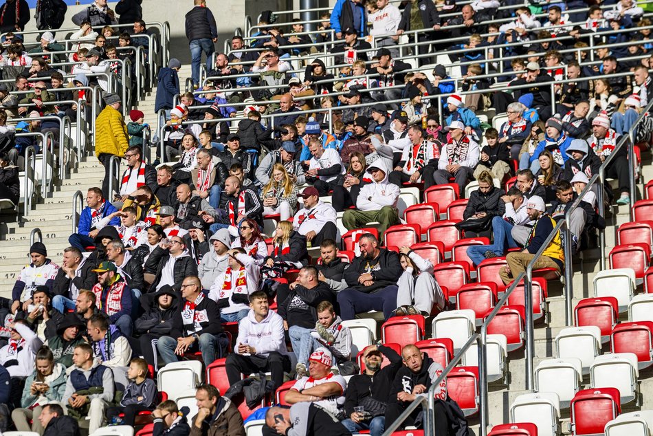 Kibice na meczu ŁKS Łódź z GKS Tychy. Byłeś? Znajdź się w galerii!