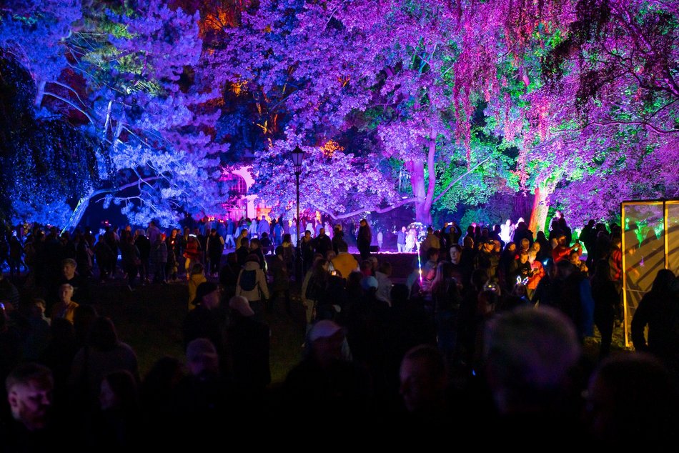 festiwal światła w Łodzi