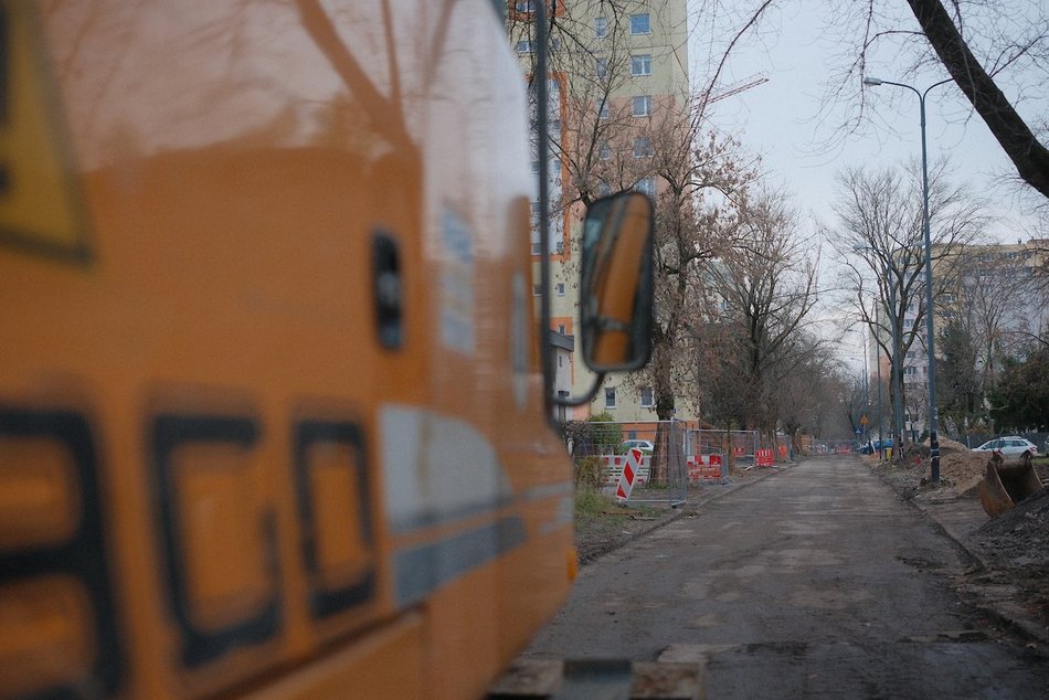 Łódź. Remont ul. Ozorkowskiej w Łodzi