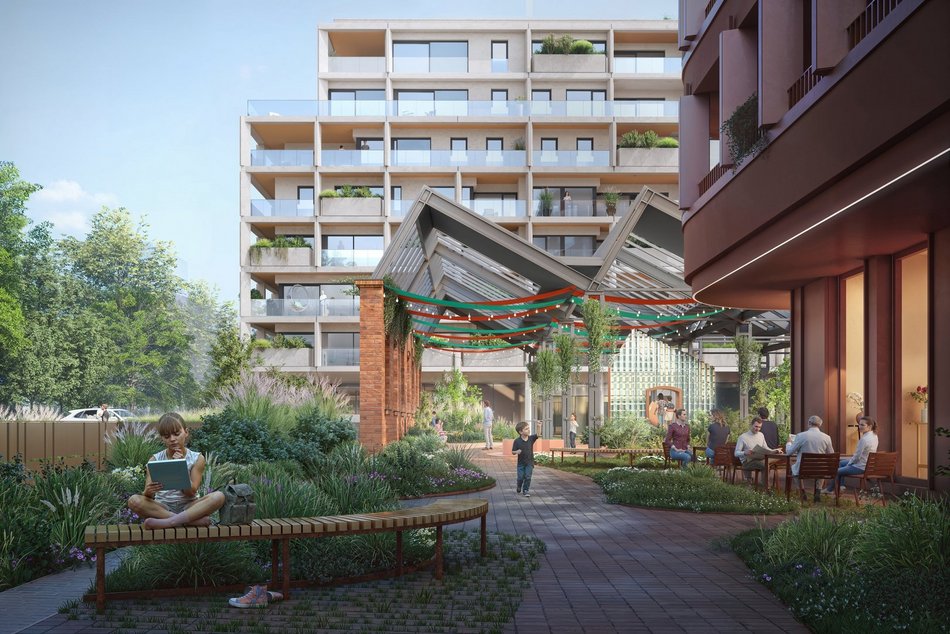 Łódź. Nowe mieszkania na Polesiu w Łodzi - wizualizacja