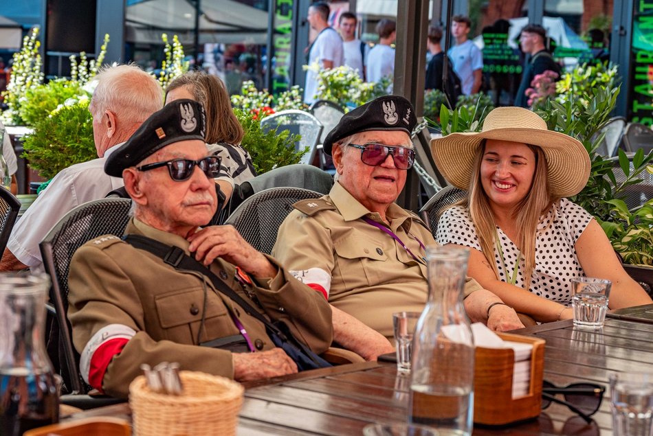 Piknik weterana w Manufakturze