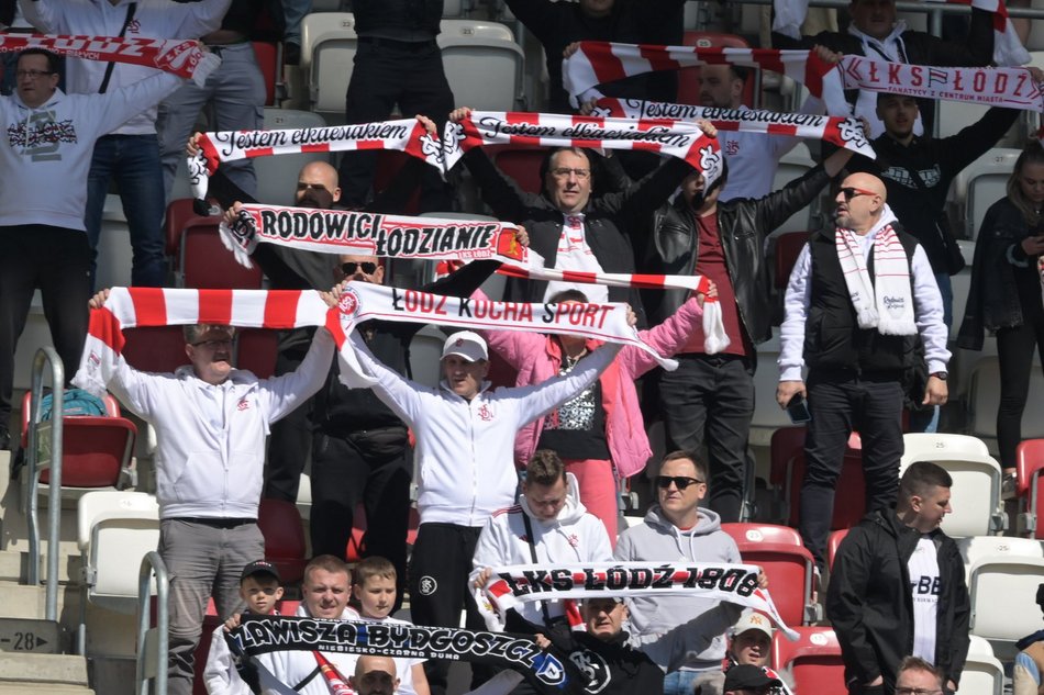 Kibice na meczu ŁKS Łódź ze Stalą Rzeszów. Byłeś? Odszukaj się w galerii