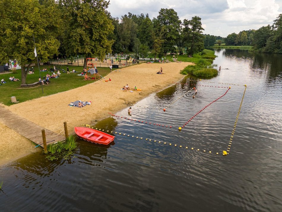 Łódź. Stawy Stefańskiego