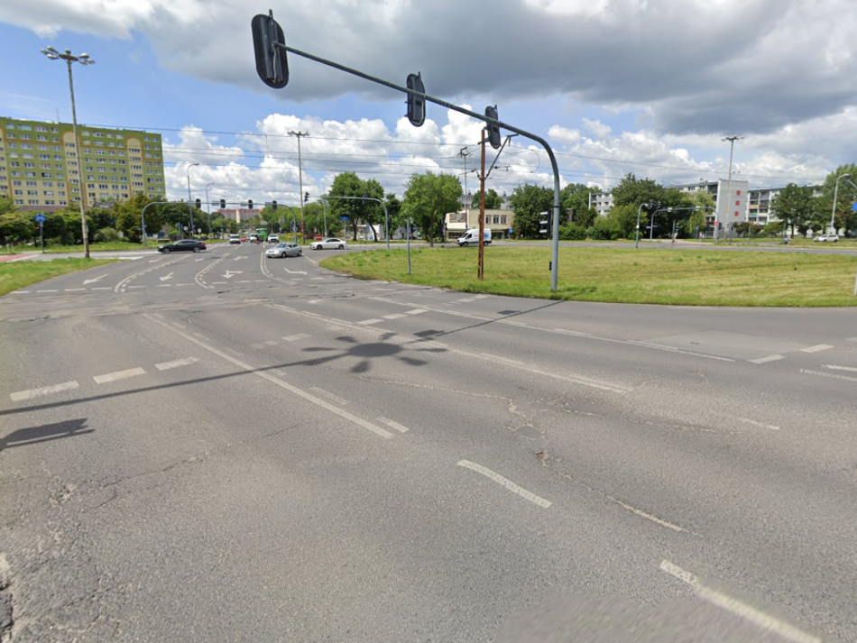 Łódź. Remont ronda Broniewskiego w Łodzi