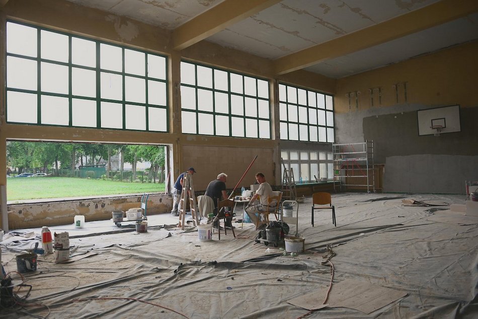 Łódź. Remont sali gimnastycznej w Szkole Podstawowej nr 166 w Łodzi. Będzie jak nowa!