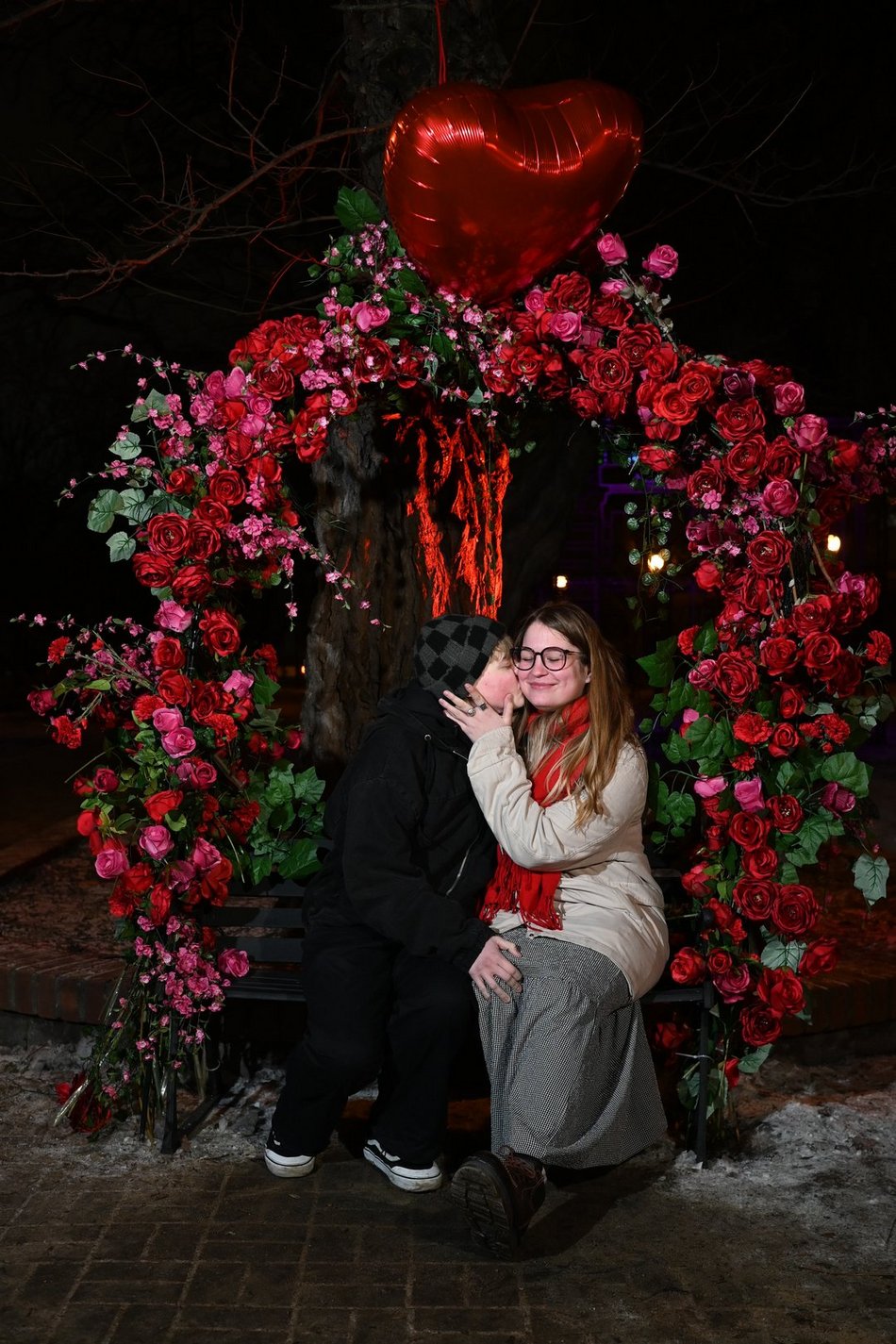 Łódź. Walentynki w Pasażu Rubinsteina w Łodzi. Aż czuć miłość w powietrzu!