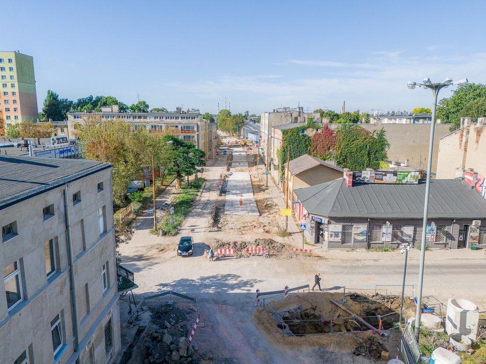 Remont ul. Przybyszewskiego