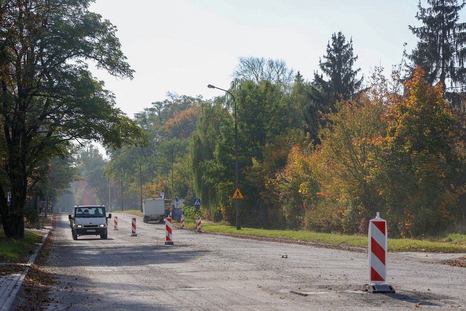 nowa gładka jezdnia na Kaczeńcowej