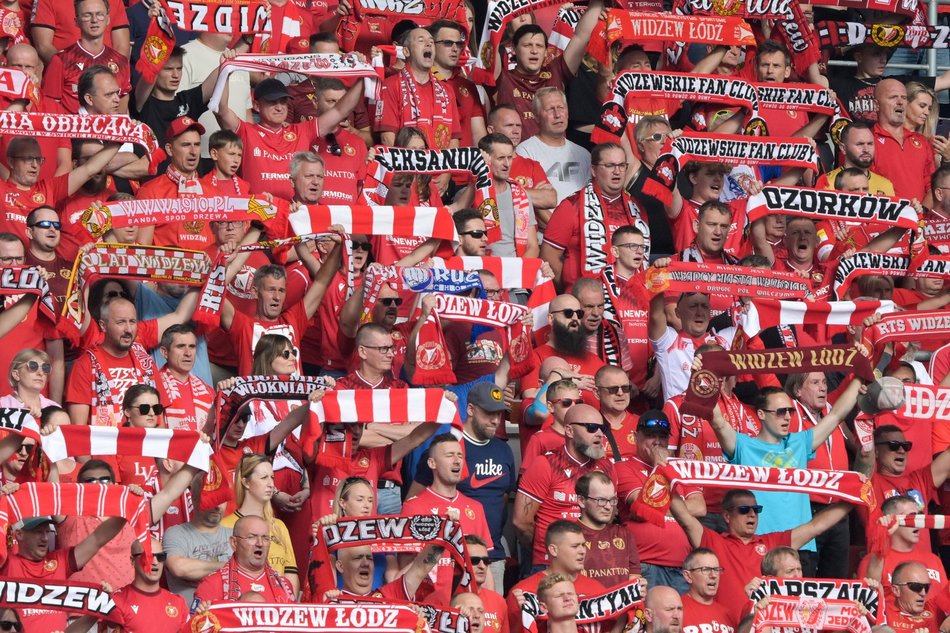 Kibice na meczu Widzewa Łódź kontra GKS Katowice. Byłeś/aś? Znajdź się w galerii