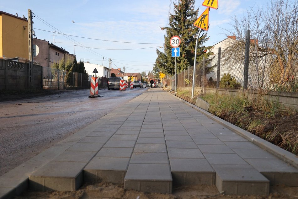 Remont na Młynku w Łodzi postępuje. Zobacz efekty pracy drogowców