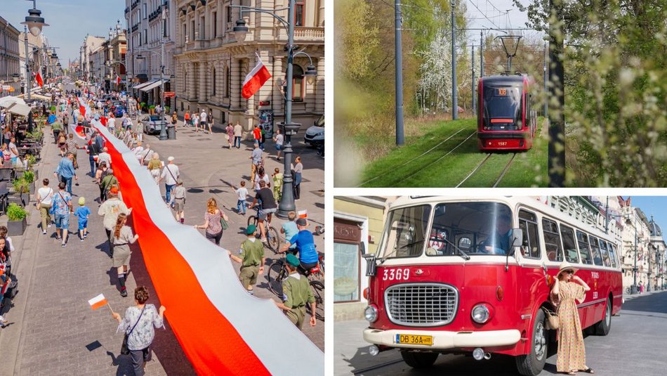 MPK Łódź na majówkę. Zmiany rozkładów