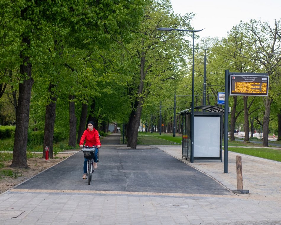 Nową drogą rowerową po Wojska Polskiego