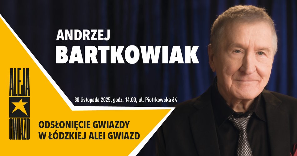 Łódź. „Andrzejowa gwiazda na Andrzejki!” – gala w Łódzkiej Alei Gwiazd