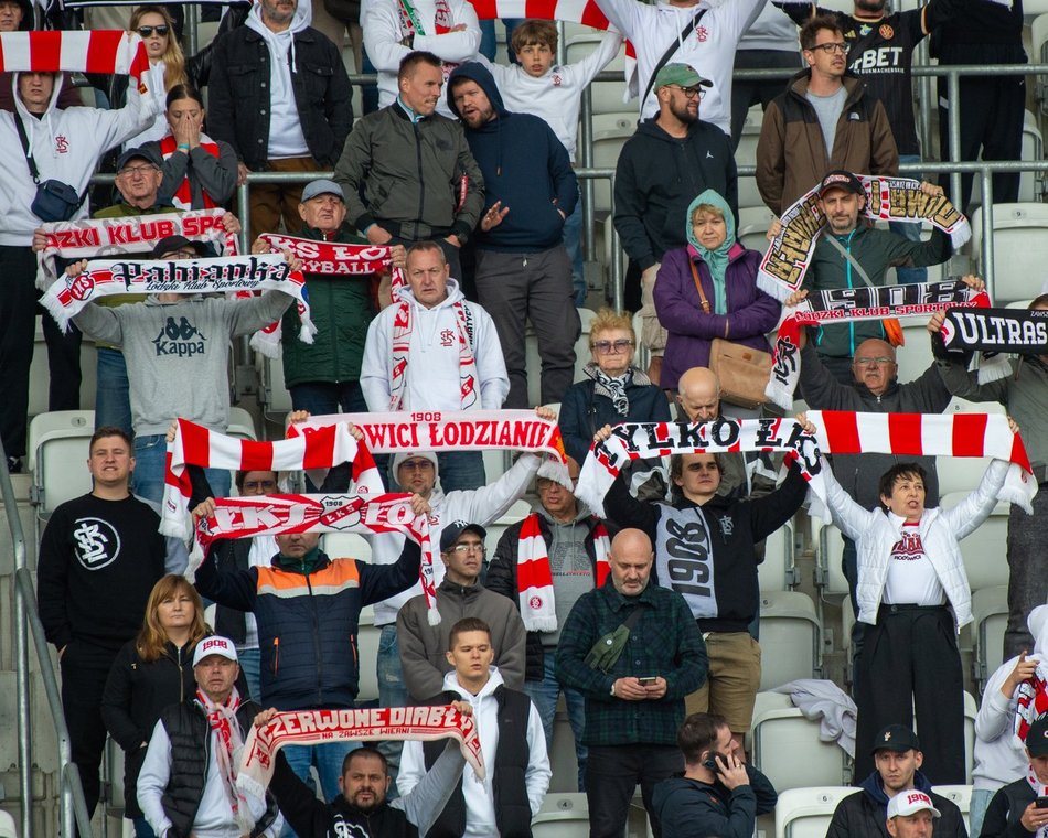 Łódź. Kibice na meczu ŁKS Łódź - Stal Rzeszów. Byłeś/aś? Znajdź się w galerii zdjęć!