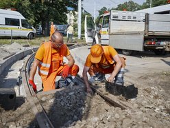 Najnowszy raport z remontu torowiska na rondzie Lotników Lwowskich