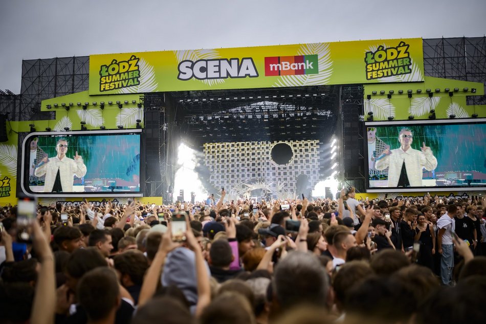 OKI na Łódź Summer Festival 2025. Fani szaleli na jego widok!