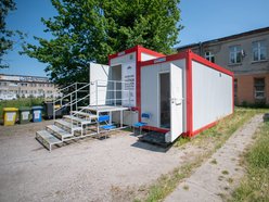 Mobilna łaźnia dla bezdomnych