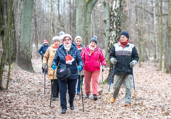 Mikołajkowy spacer nordic walking w Łodzi. Chwyć za kijki i ruszaj do Arturówka!