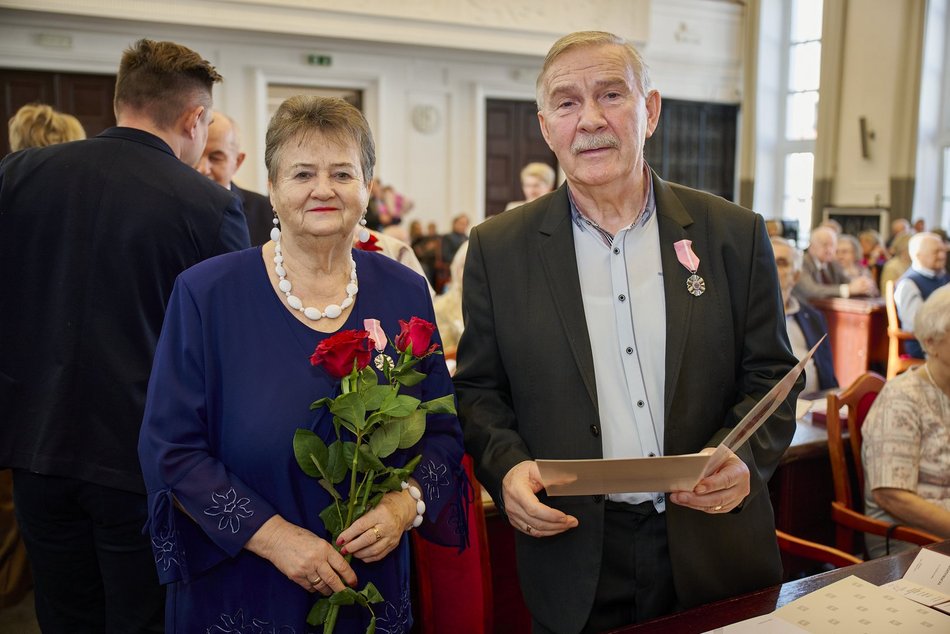 Małżeństwa z Łodzi uhonorowane medalami za wieloletnie pożycie