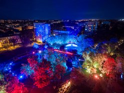 Park Staromiejski na Light Move Festival 2024