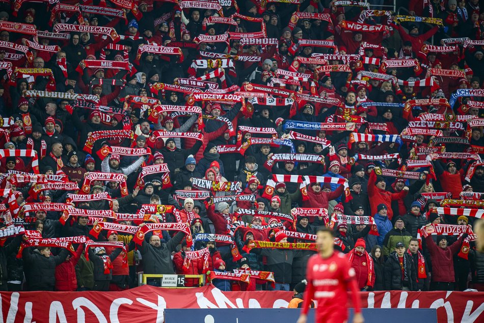 Zdjęcia z meczu Widzewa Łódź z Cracovią