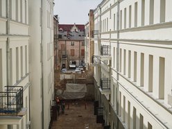 Nowy pasaż połączy Piotrkowską i Wschodnią - plac budowy Wschodnia 45