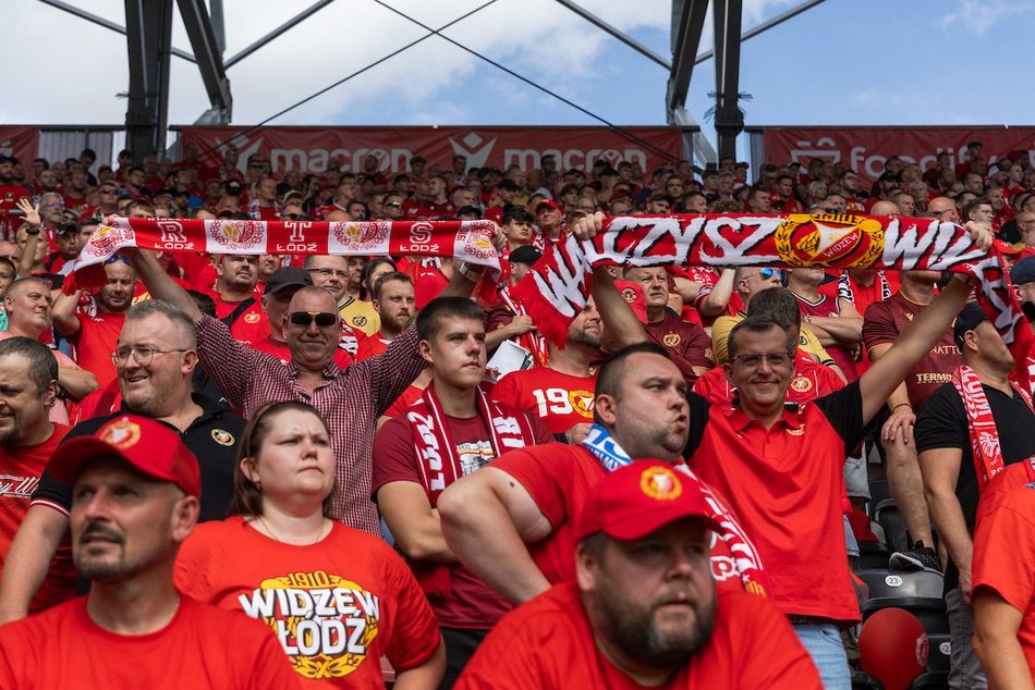 Łódź. Kibice na meczu Widzewa Łódź z Zagłębiem Lubin. Byłeś? Odszukaj się w galerii