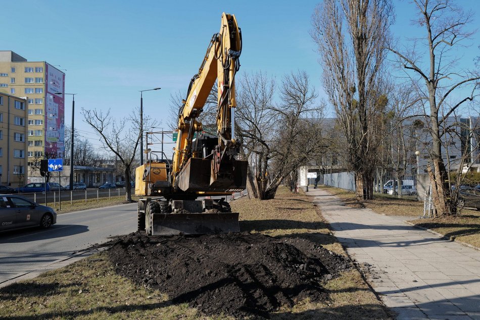 Łódź. Ulica Dąbrowskiego