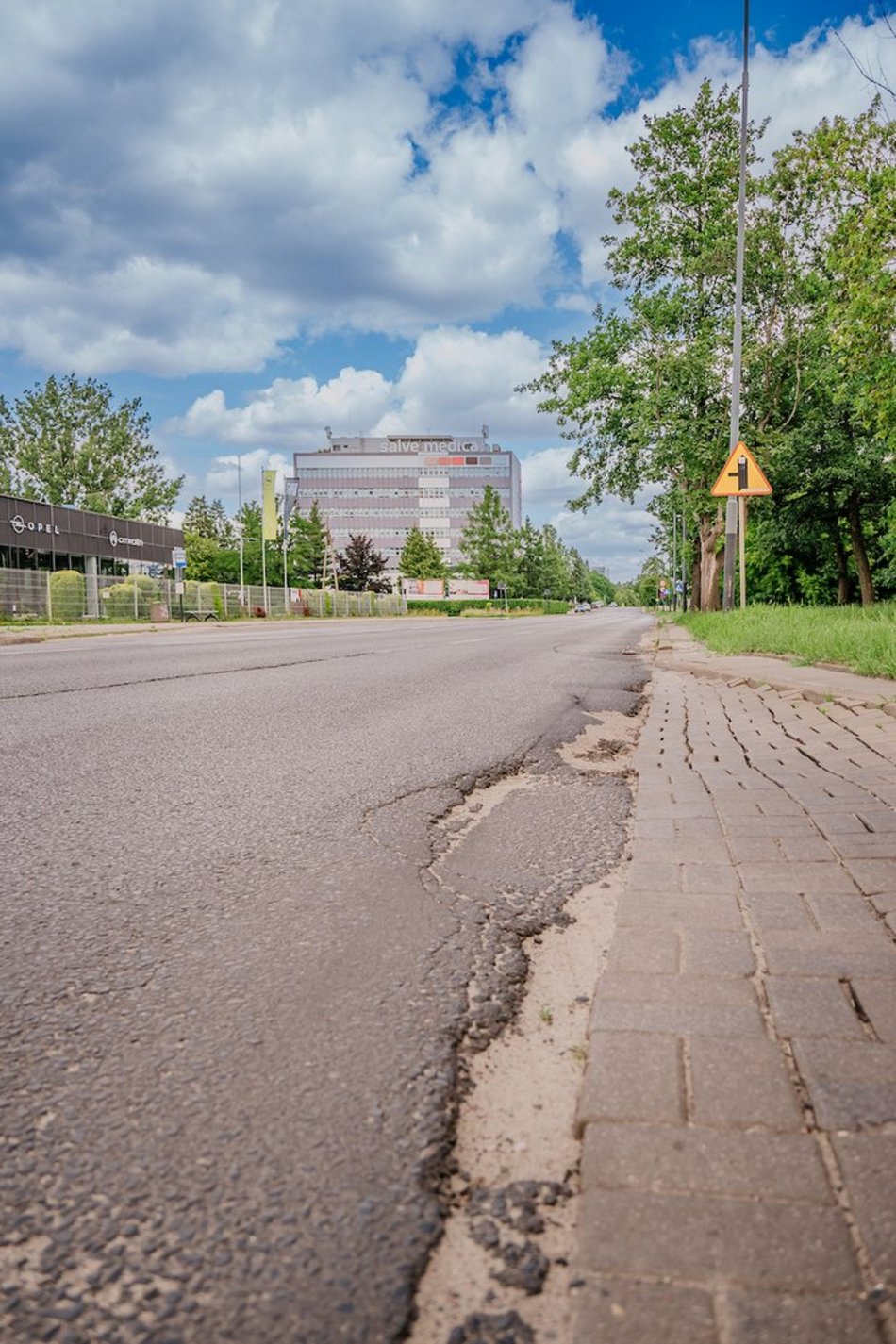 Łódź. Ulica Szparagowa w Łodzi przed remontem