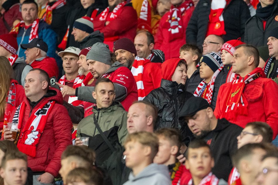 Kibice na meczu Widzewa Łódź z Zagłębiem Lubin. Byłeś/aś? Odszukaj się w galerii