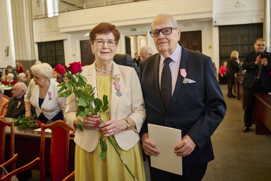 Małżeństwa z Łodzi uhonorowane medalami za wieloletnie pożycie