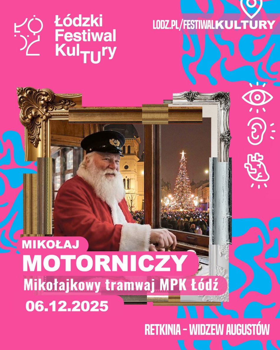 Łódź. Mikołajkowy tramwaj MPK Łódź