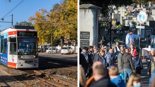 Wszystkich Świętych 2024. Co z remontami przy cmentarzach w Łodzi? Zmiany i MPK Łódź