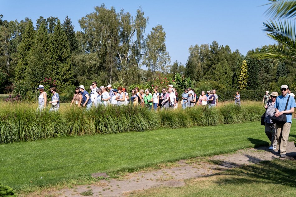 Spacer w Ogrodzie Botanicznym w Łodzi