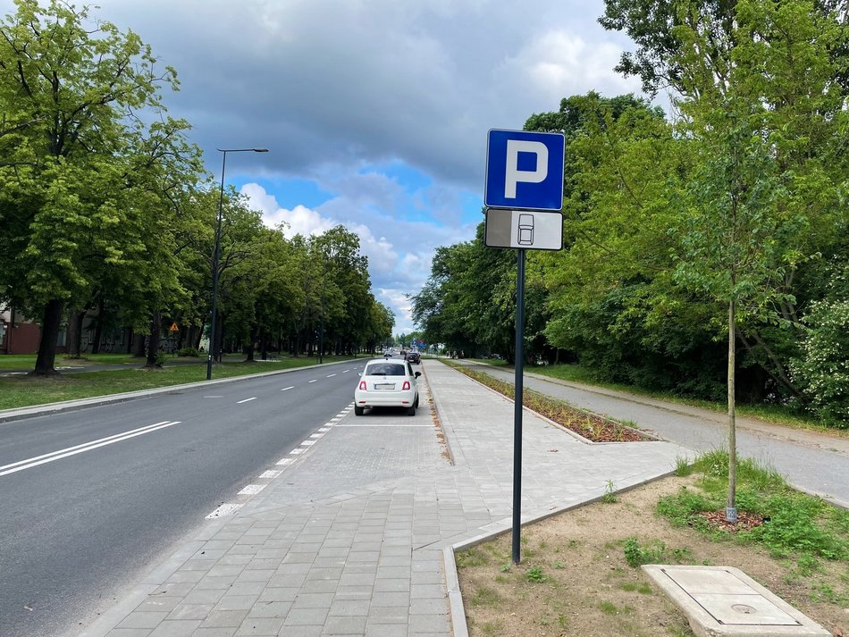 Wojska Polskiego po remoncie - parkingi