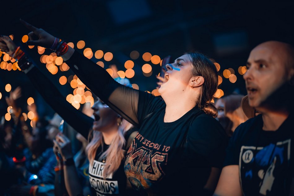 Łódź. Thirty Seconds to Mars w Łodzi! Tłumy na koncercie w Atlas Arenie!