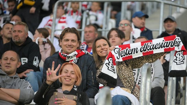 Kibice na meczu ŁKS Łódź z Polonią Warszawa. Byłeś/aś tam? Znajdź się w galerii! [ZDJĘCIA]