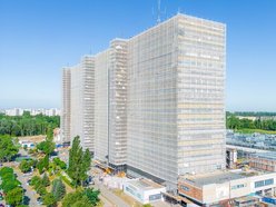 budynek szpitala widziany z góry