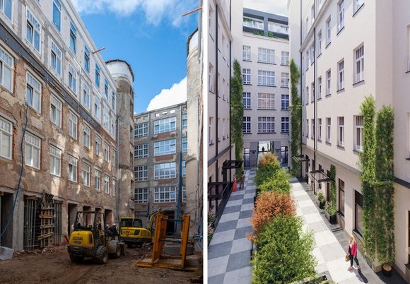 Łódź. Remont Kamienicy Siemensa w Łodzi postępuje. Niebawem znikną rusztowania!